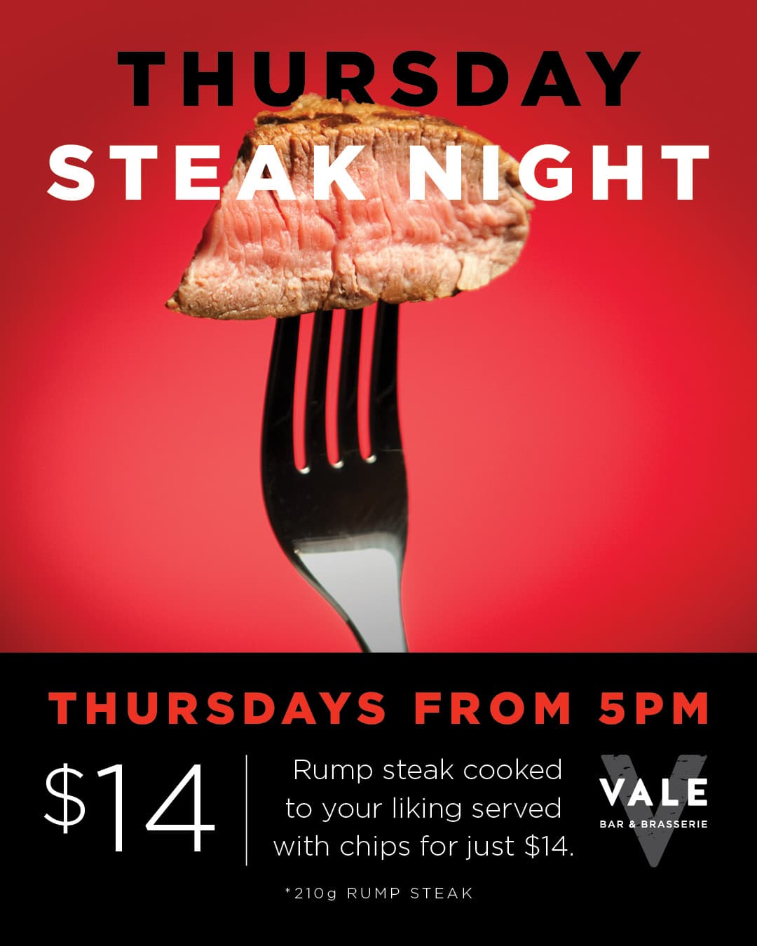 THURSDAY STEAK NIGHT